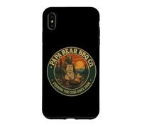 Custodia per iPhone XS Max Papà Bear BBQ dà da mangiare ai cuccioli dal 2026 Patch Father New Dad