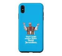 Custodia per iPhone XS Max Papa Leone XIV "Non costruire un'altra Babele. Costruisci Gerusalemme"