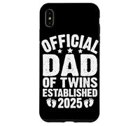Custodia per iPhone XS Max Papà ufficiale dei gemelli fondata nel 2025