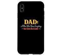 Custodia per iPhone XS Max Papà un uomo che sa tutto ma non ottiene credito