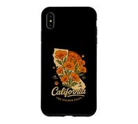 Custodia per iPhone XS Max Papavero californiano vintage The Golden State Retro