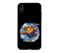 Custodia per iPhone XS Max Paracadutismo Carino Coraggioso Teddy Bear Adventure Forme Mania