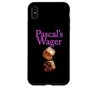 Custodia per iPhone XS Max Pascal Scommessa Filosofia Logica Fede Pensiero razionale Dio
