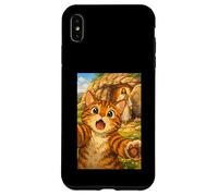 Custodia per iPhone XS Max Pasqua Meme Gatto Prendendo Selfie Gesù Resurrezione Cristiano