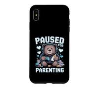 Custodia per iPhone XS Max Paused For Parenting Gamer Bear Nuovo genitore