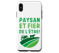 Custodia per iPhone XS Max Paysan et Fier de l'Être Fierté Agricole pour Homme