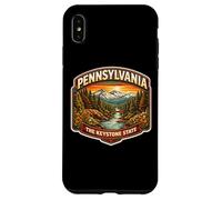 Custodia per iPhone XS Max Pennsylvania The Keystone State Souvenir Memorabilia dei visitatori