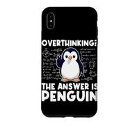 Custodia per iPhone XS Max Pensare troppo La risposta è Penguin Divertente Insegnante di Matematica