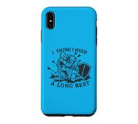 Custodia per iPhone XS Max Penso di aver bisogno di un cavaliere gamer RPG a lungo