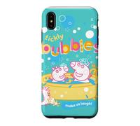 Custodia per iPhone XS Max Peppa Pig Bubbles