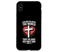 Custodia per iPhone XS Max Per Dio così amato il mondo Giovanni 3:16 Scrittura