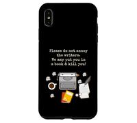 Custodia per iPhone XS Max Per favore, non infastidire lo scrittore Romanziere Autore Macchina da scrivere