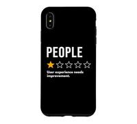 Custodia per iPhone XS Max Persone Una stella ha bisogno di miglioramenti non consiglierebbero