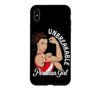 Custodia per iPhone XS Max Peruvian Girl Tee Heritage Perù Latina Donne Forti
