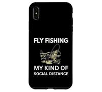 Custodia per iPhone XS Max Pesca a Mosca Il mio tipo di distanza sociale