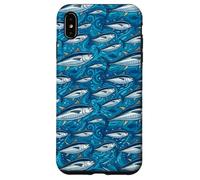 Custodia per iPhone XS Max Pesca del tonno Pinna Gialla Pesce Pescatore Pesce Pescatore