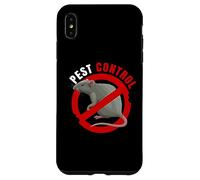 Custodia per iPhone XS Max Pest Control Mouse Rat Stop Sign Deratization