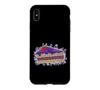 Custodia per iPhone XS Max Pezzo di torta viola