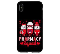 Custodia per iPhone XS Max Pharmacy Squad Funny Valentine's Day Pharmacist Technician