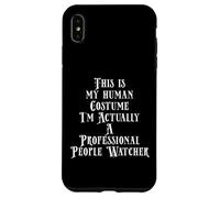 Custodia per iPhone XS Max Philanthropist People Watcher Costume For Creepy Guys