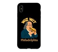 Custodia per iPhone XS Max Philly Cheesesteak Wiz Wit Benjamin Franklin Filadelfia