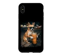 Custodia per iPhone XS Max Piccolo Chihuahua Big Ice Coffee City Vibes