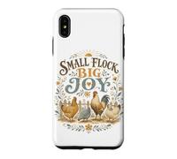 Custodia per iPhone XS Max Piccolo gregge Big Joy Backyard Chicken Farm Amante