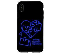 Custodia per iPhone XS Max Piece Together Happiness Puzzle Cuore Design