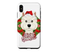 Custodia per iPhone XS Max Pigiama con scritta "This Is My Christmas", West Highland Terrier