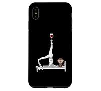Custodia per iPhone XS Max Pilates vino Reformer Pilates con scimmia