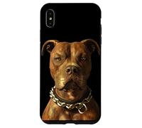 Custodia per iPhone XS Max Pitbull Bulldog Pittie Cane American Pit Bull Terrier