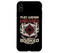 Custodia per iPhone XS Max PLOT ARMOR ENGAGED I'M CURRENTLY BOOKED ELSEWHERE
