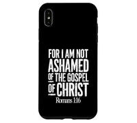 Custodia per iPhone XS Max Poiché non mi vergogno del Vangelo di Cristo Romani 1:16