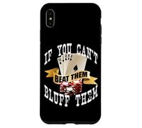 Custodia per iPhone XS Max Poker If You Can't Beat Them Bluff Them Las Vegas
