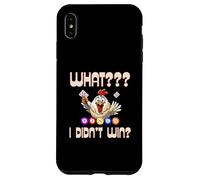 Custodia per iPhone XS Max Pollo Quello che non ho vinto Bingo Gioco d'azzardo Palline Daubers Divertimento