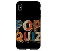 Custodia per iPhone XS Max Pop Quiz Emblema per adulti e bambini