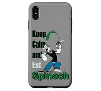 Custodia per iPhone XS Max Popeye The Sailor Man Keep Calm & Eat Spinaci Retro Fumetto