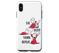 Custodia per iPhone XS Max Popeye The Sailor Man Swee'Pea Eat Sleep Yawn Repeat