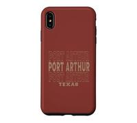 Custodia per iPhone XS Max Port Arthur Texas d'epoca
