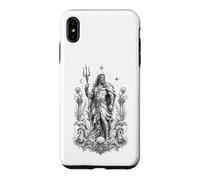 Custodia per iPhone XS Max Poseidone Sea Dio Onde Oceano Mitologia Greca Opera d'arte