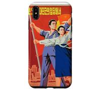 Custodia per iPhone XS Max Poster di propaganda della Corea del Nord, divertente