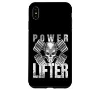 Custodia per iPhone XS Max Power Lifter - Manubri con teschio per palestra e allenamento fitness