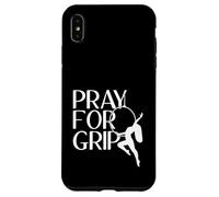 Custodia per iPhone XS Max Pray For Grip - Cerchio divertente per aereo, regalo per yoga aereo