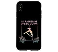 Custodia per iPhone XS Max Preferirei essere sottosopra, volare yoga aereo, sete aeree