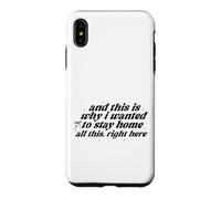 Custodia per iPhone XS Max Preferisco il mio spazio Introvert Homebody Life