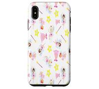 Custodia per iPhone XS Max Pretty Tooth Fairy - Bacchetta magica con denti bianchi, stella gialla