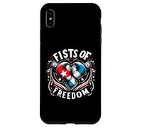 Custodia per iPhone XS Max Pride della boxe cubana, pugni di libertà
