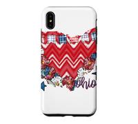 Custodia per iPhone XS Max Profilo dello stato floreale patriottico dell'Ohio