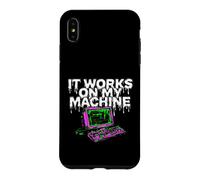Custodia per iPhone XS Max Programmer Coder It Works On My Machine