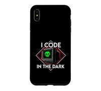 Custodia per iPhone XS Max Programmer I Code In The Dark Retro Hacker Skull